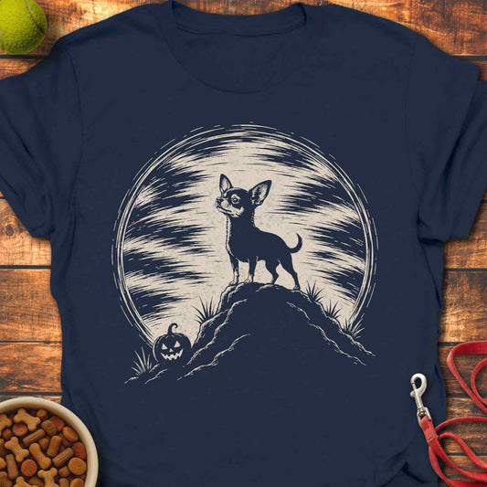 Moonlit Chihuahua Halloween T-Shirt