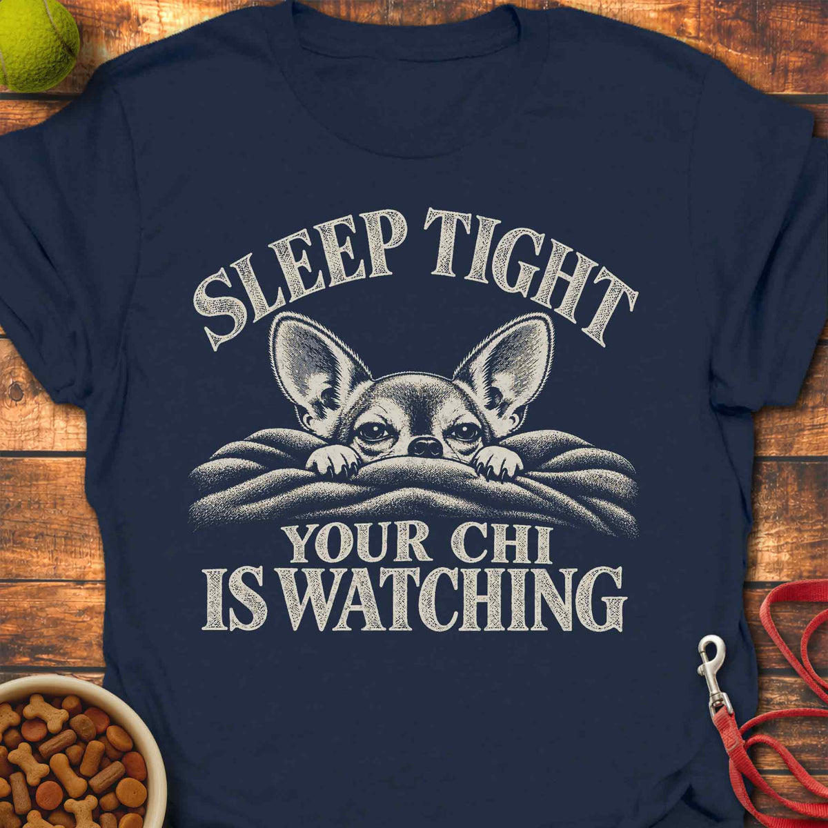 Night Watch Chihuahua T-Shirt