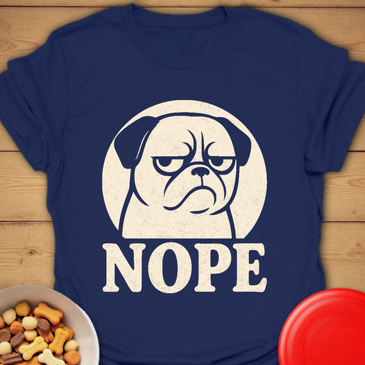 Grumpy Pug Says Nope