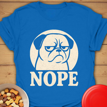 Grumpy Pug Says Nope