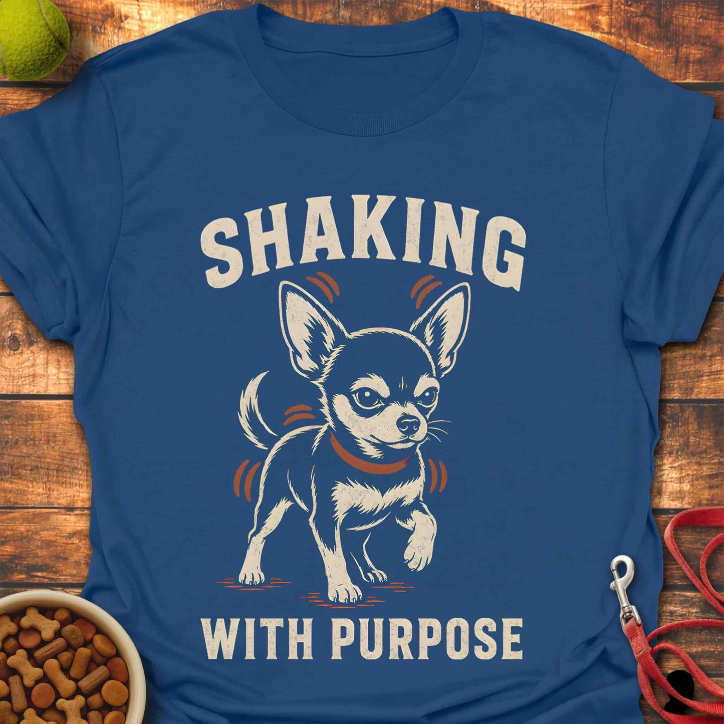 Shaking With Purpose - Chihuahua T-Shirt