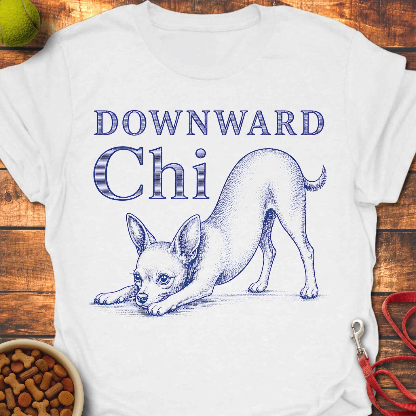 Downward Chi Chihuahua T-Shirt
