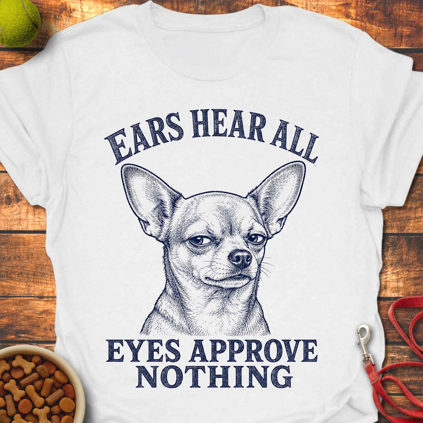 Eyes Approve Nothing Chihuahua T-Shirt