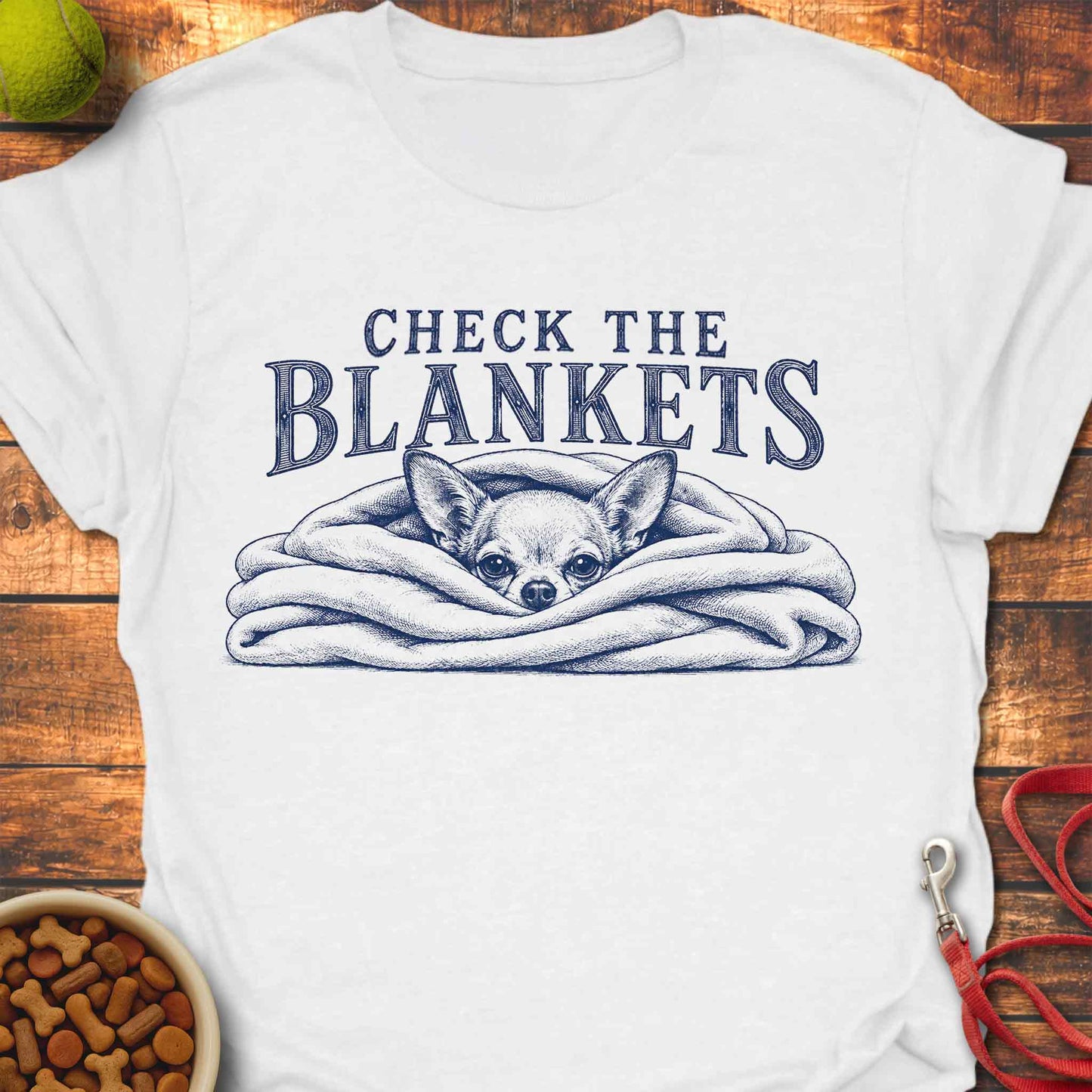 Blanket Burrow Chihuahua T-Shirt