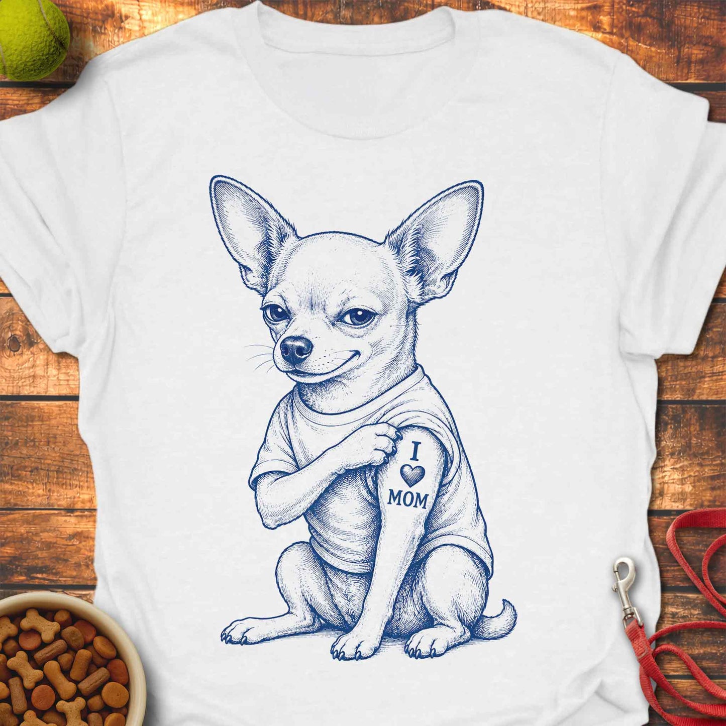I 🖤 Mom Chihuahua T-Shirt