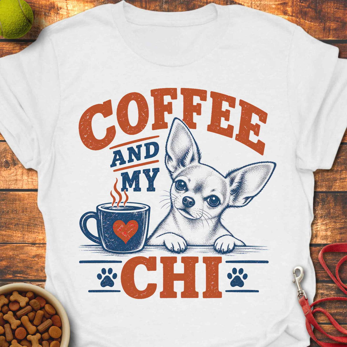 Coffee & My Chihuahua T-shirt