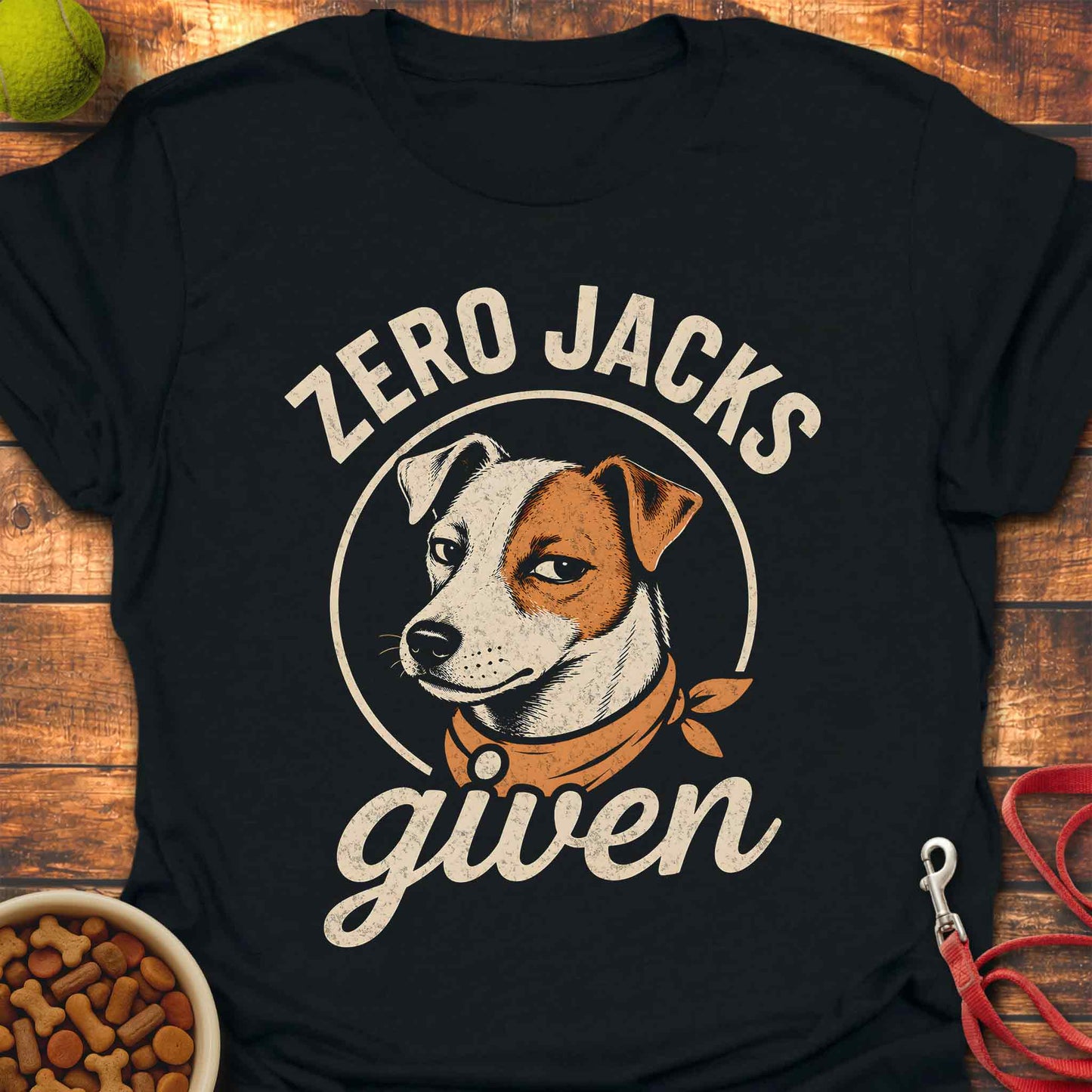Zero Jacks Given – Jack Russell T-Shirt