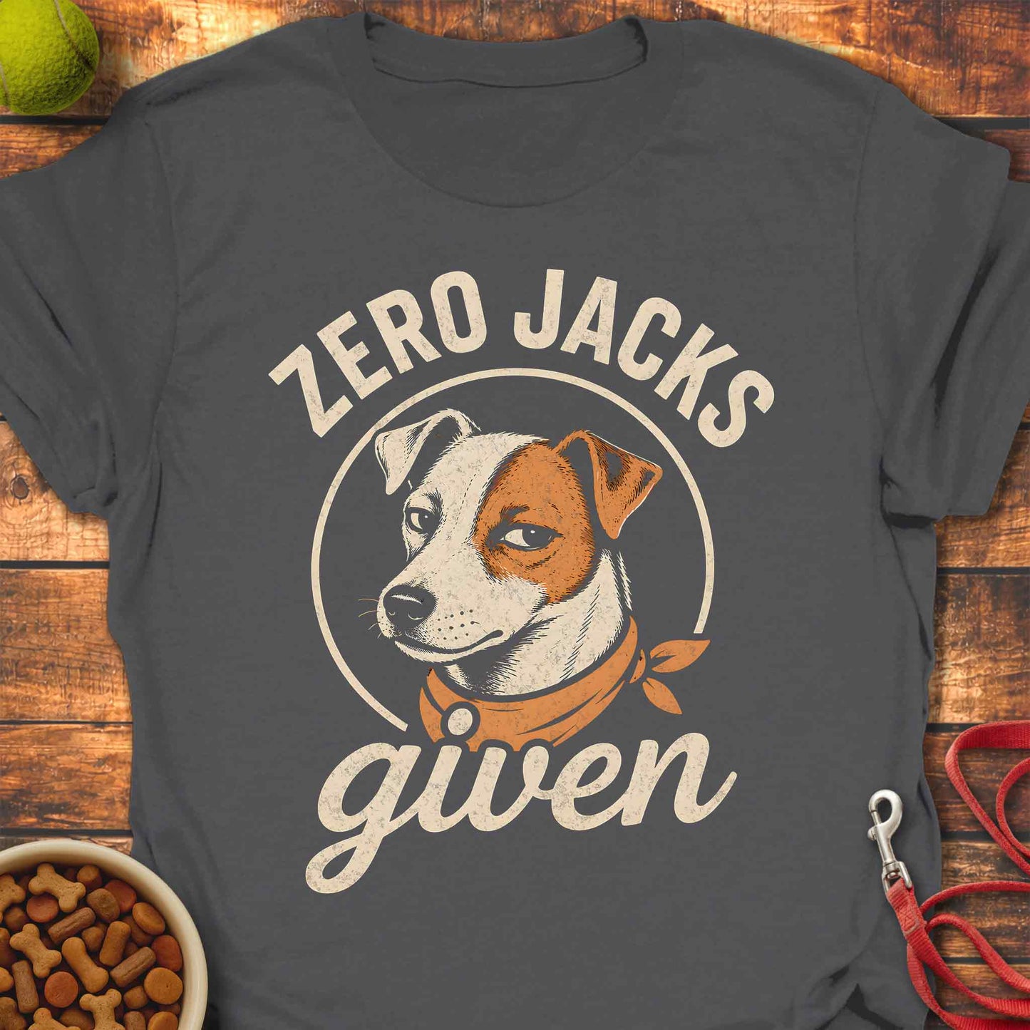 Zero Jacks Given – Jack Russell T-Shirt