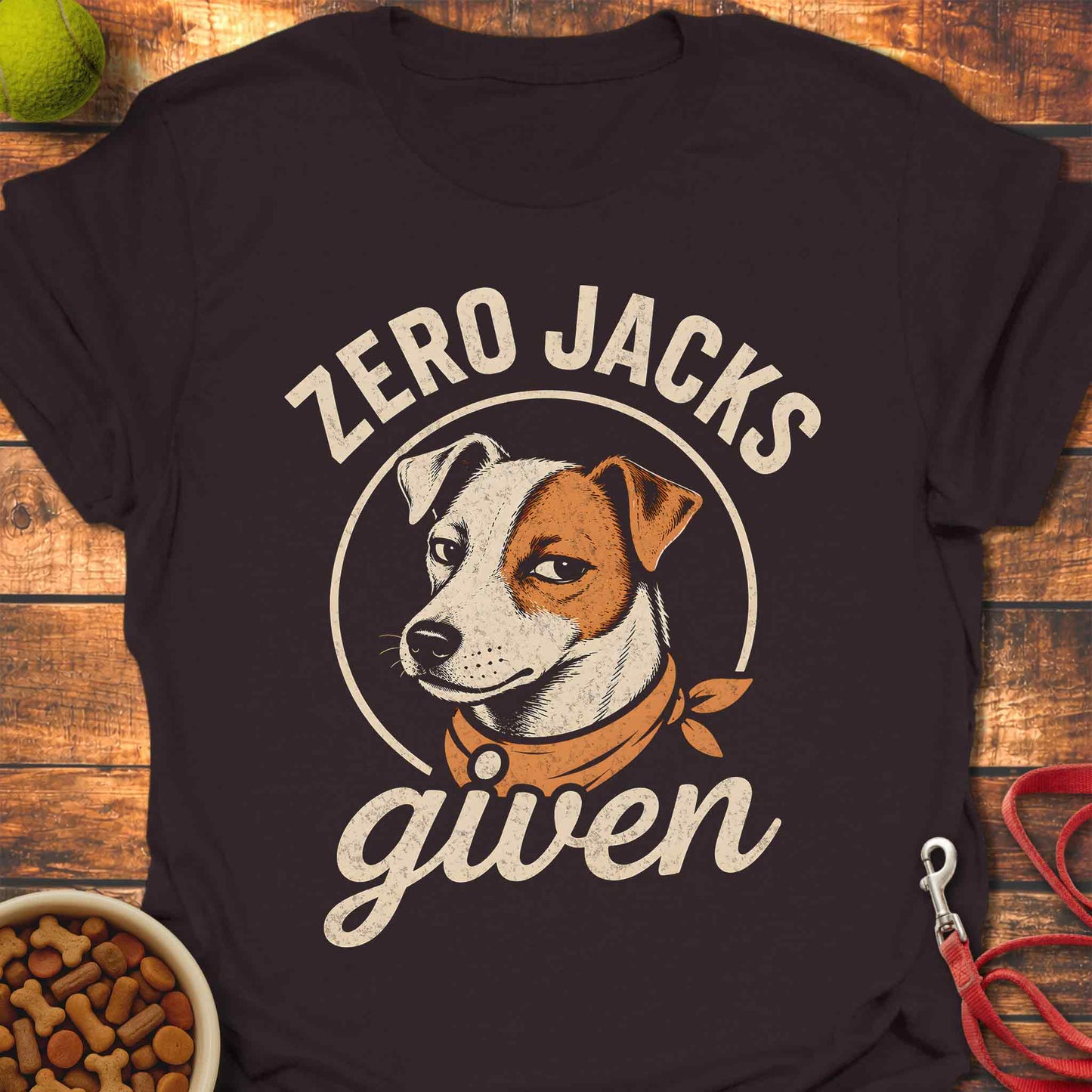 Zero Jacks Given – Jack Russell T-Shirt