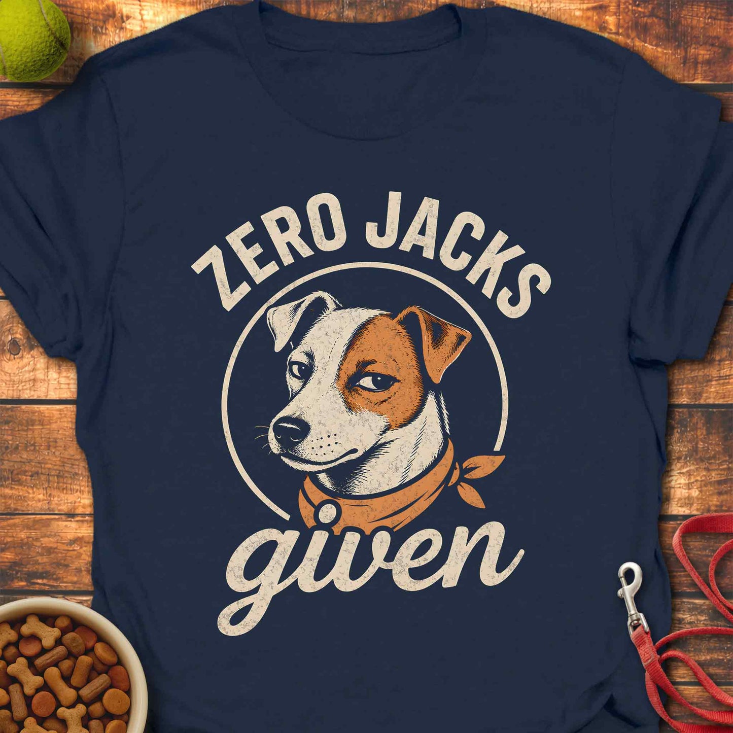 Zero Jacks Given – Jack Russell T-Shirt